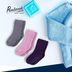 Pembrook fuzzy non skid Socks 6 Pairs